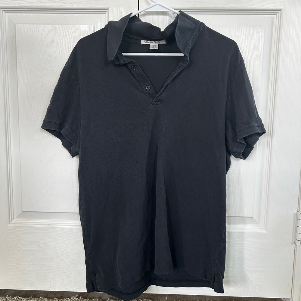 Kenneth Cole New York Men’s Large Black Polo